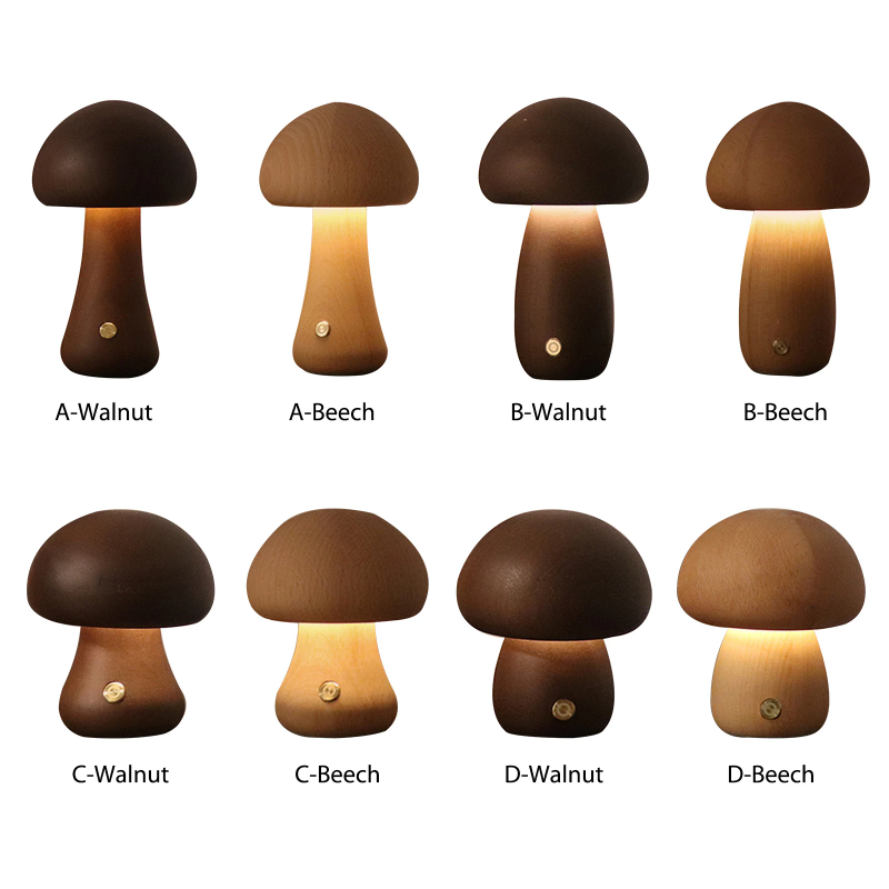 Cute Mushroom LED Night Light  - Mushroom Table Lamp reseña y precio