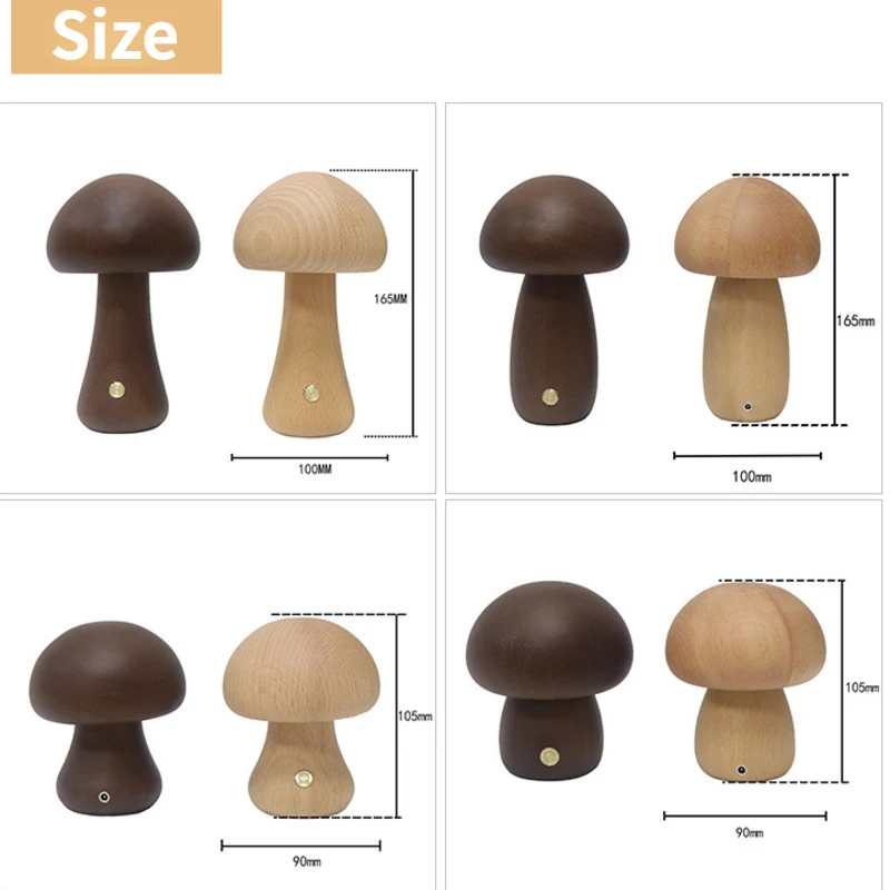 Cute Mushroom LED Night Light  - Mushroom Table Lamp reseña y precio