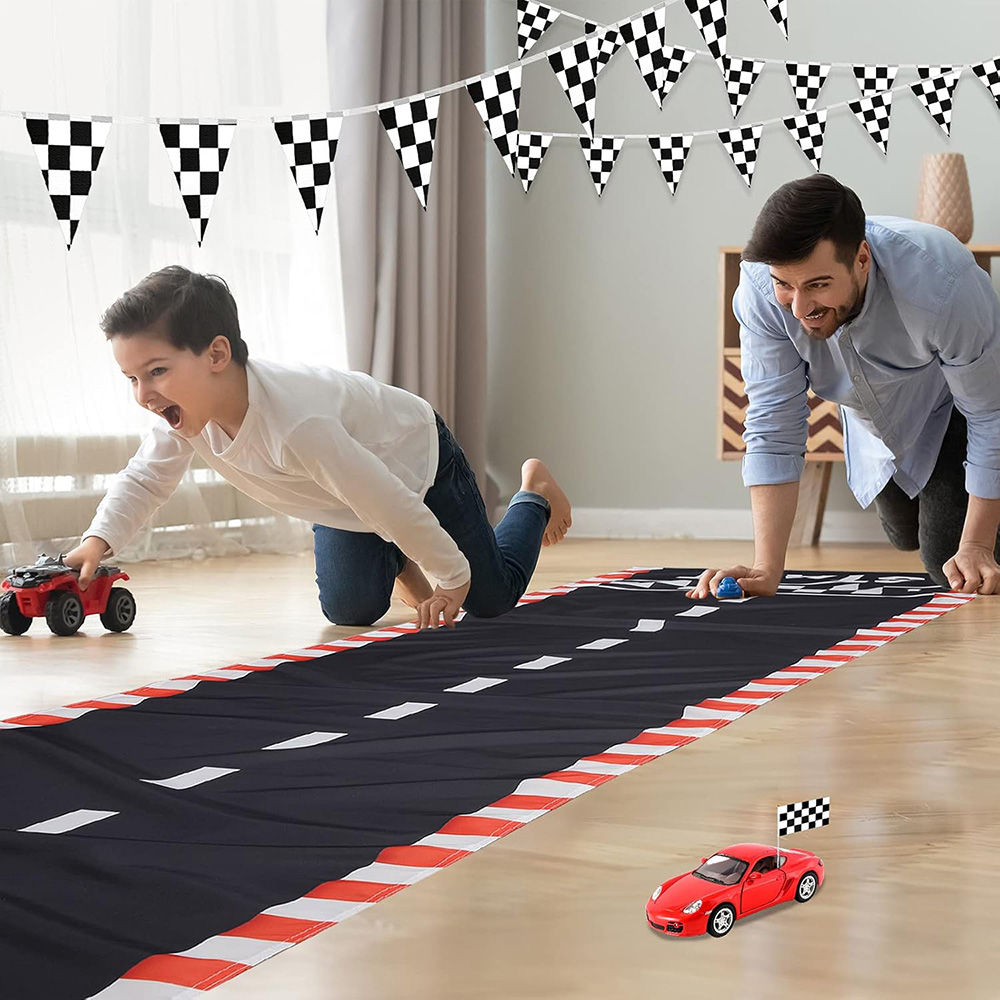 Racing Car Long Racetrack Tabl - Lighting Mcqueen Birthday Decor reseña y precio