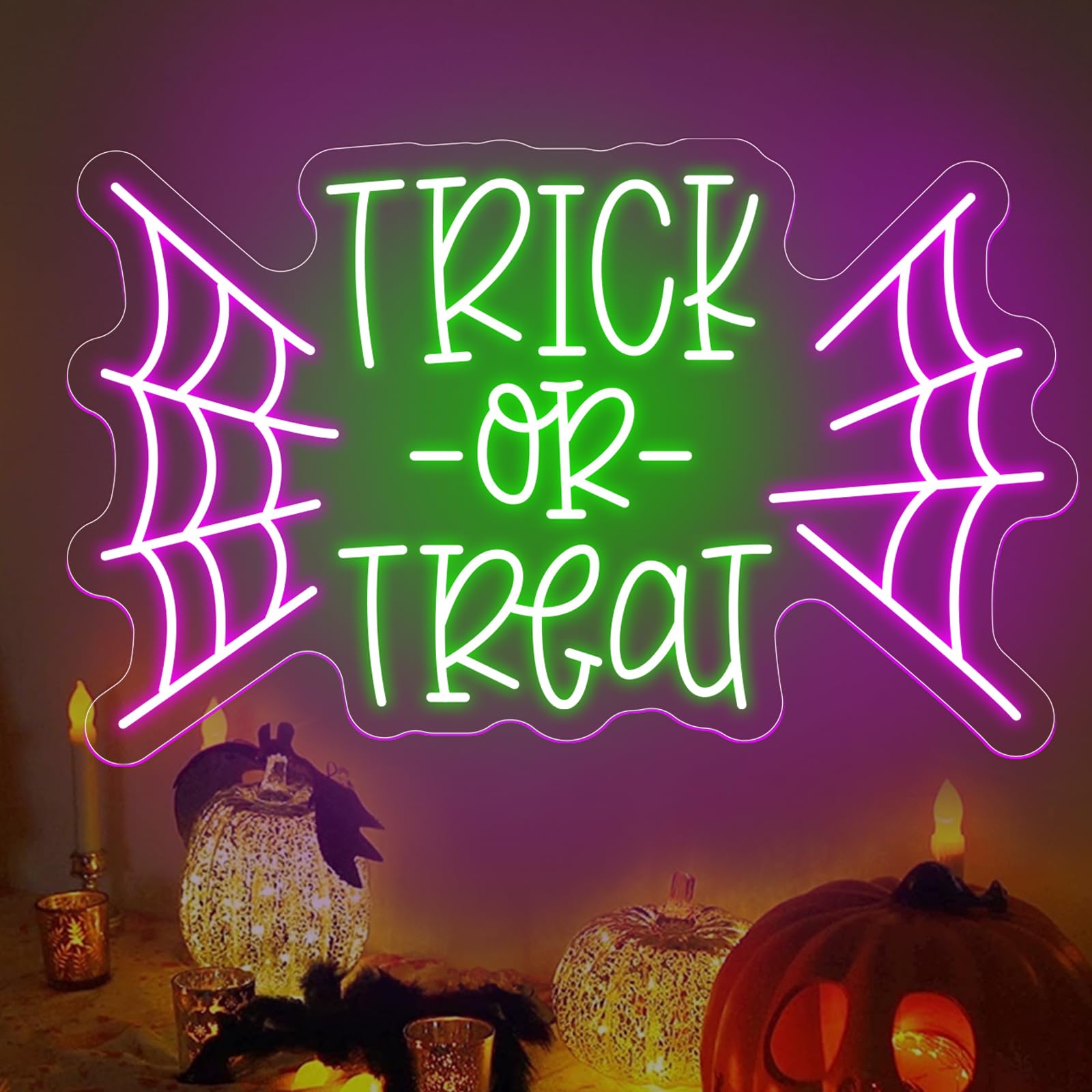 Trick or Treat Bat LED Neon Si - Home Decor Lighting Tricks reseña y precio