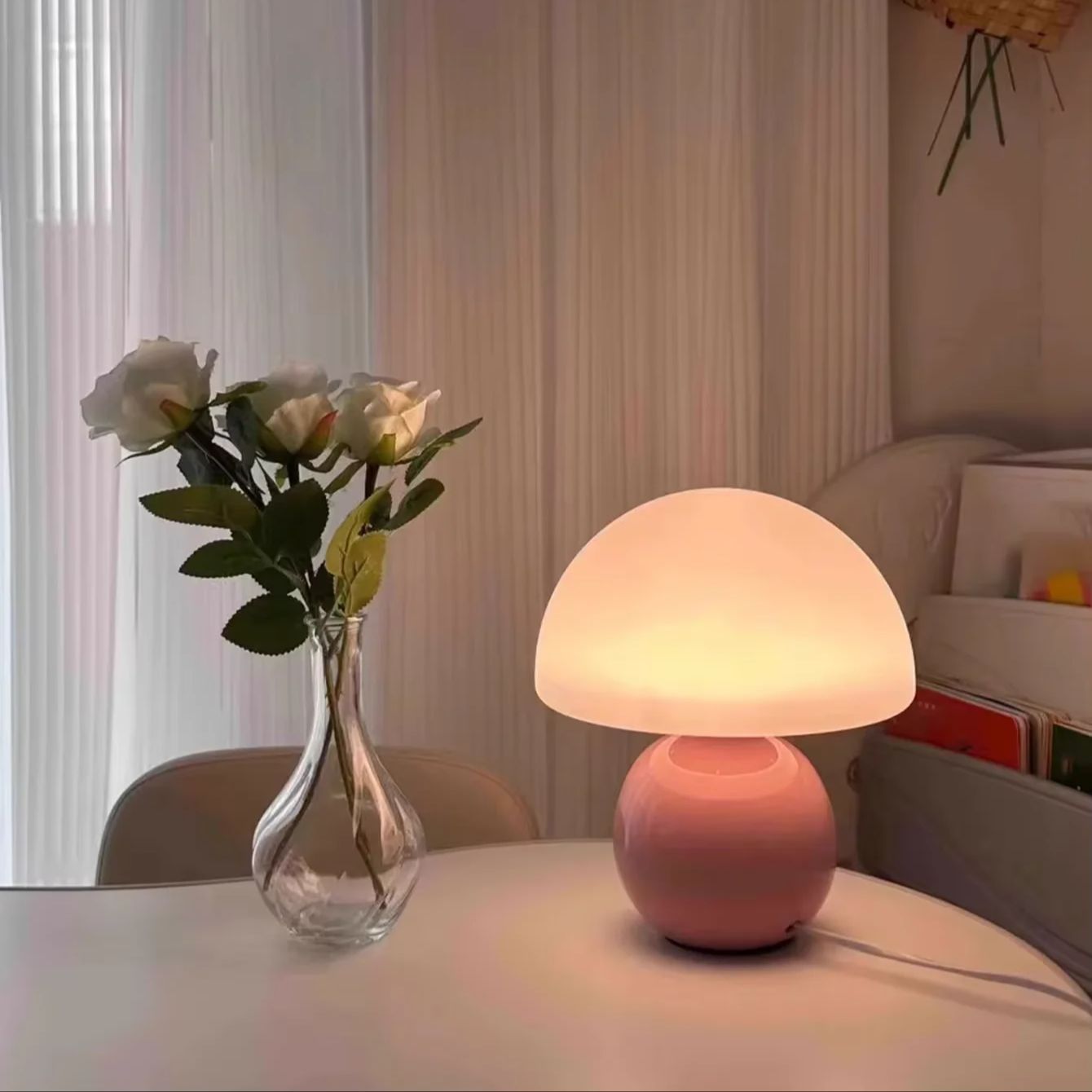 Modern minimalist mushroom tab - Mushroom Table Lamp reseña y precio