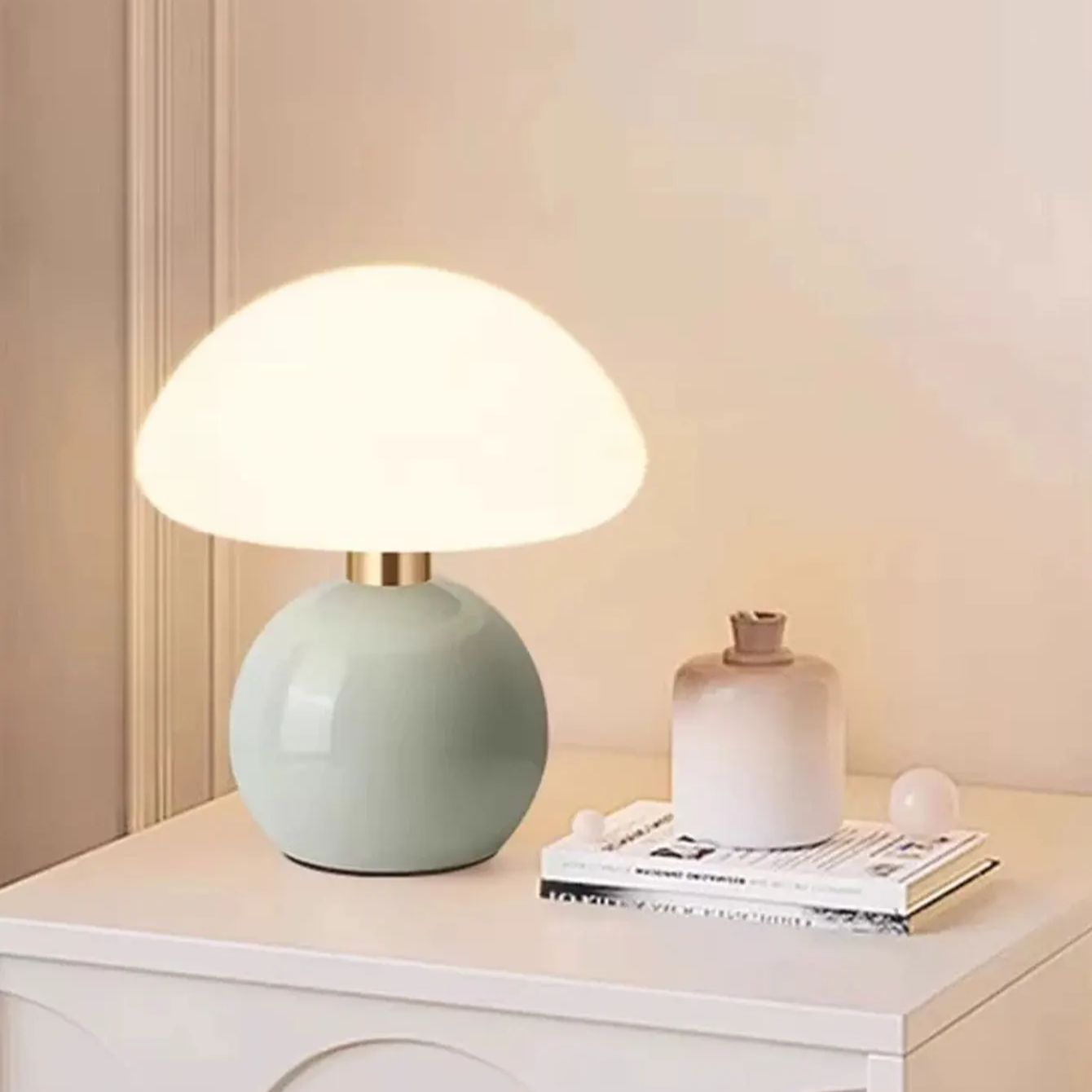 Modern minimalist mushroom tab - Mushroom Table Lamp reseña y precio