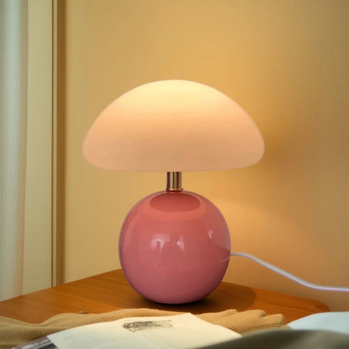 Modern minimalist mushroom tab - Mushroom Table Lamp reseña y precio