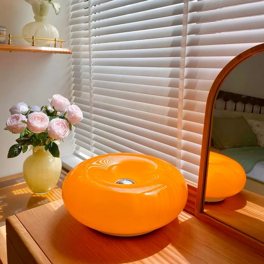 Nordic Donut Lamp Bauhaus Medi - Mushroom Table Lamp reseña y precio