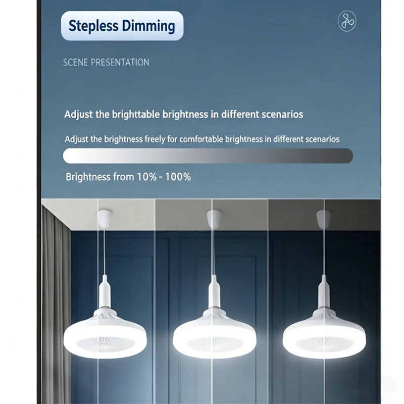 2 In 1 Ceiling Fan Lamps 3 Spe - Decor Lighting Ceiling Fans reseña y precio