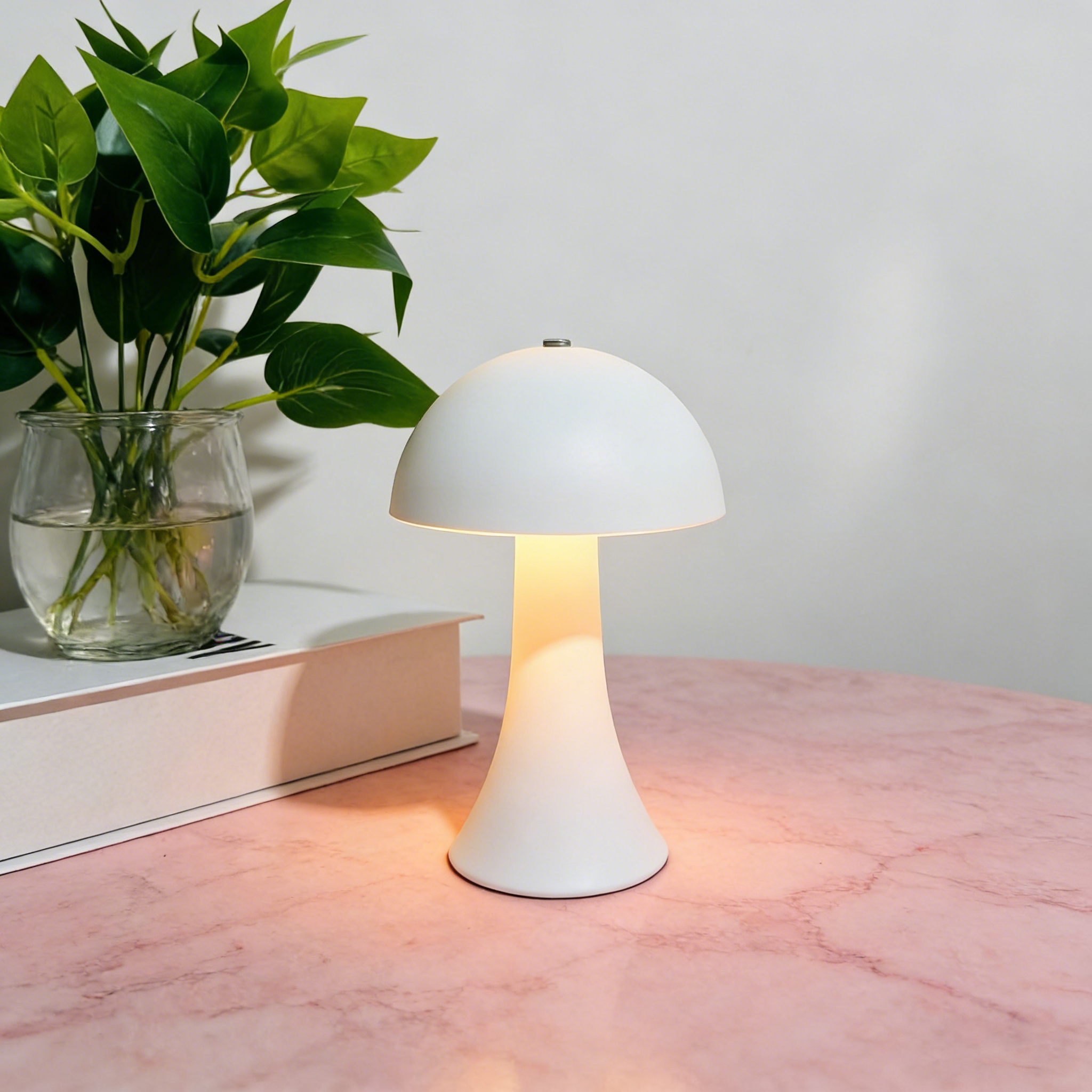 Rechargeable New LED Table Lam - Mushroom Table Lamp reseña y precio