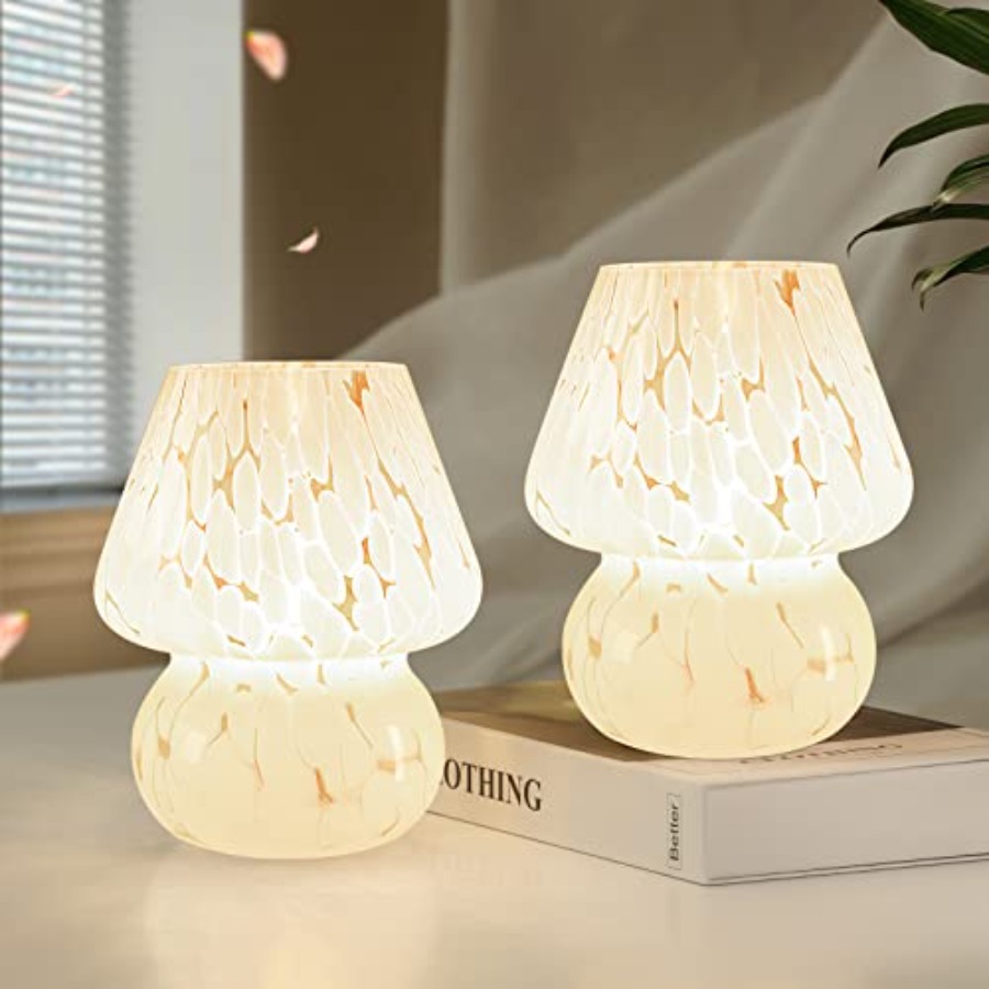 Cute Mushroom Lamp Small Bedsi - Mushroom Table Lamp reseña y precio