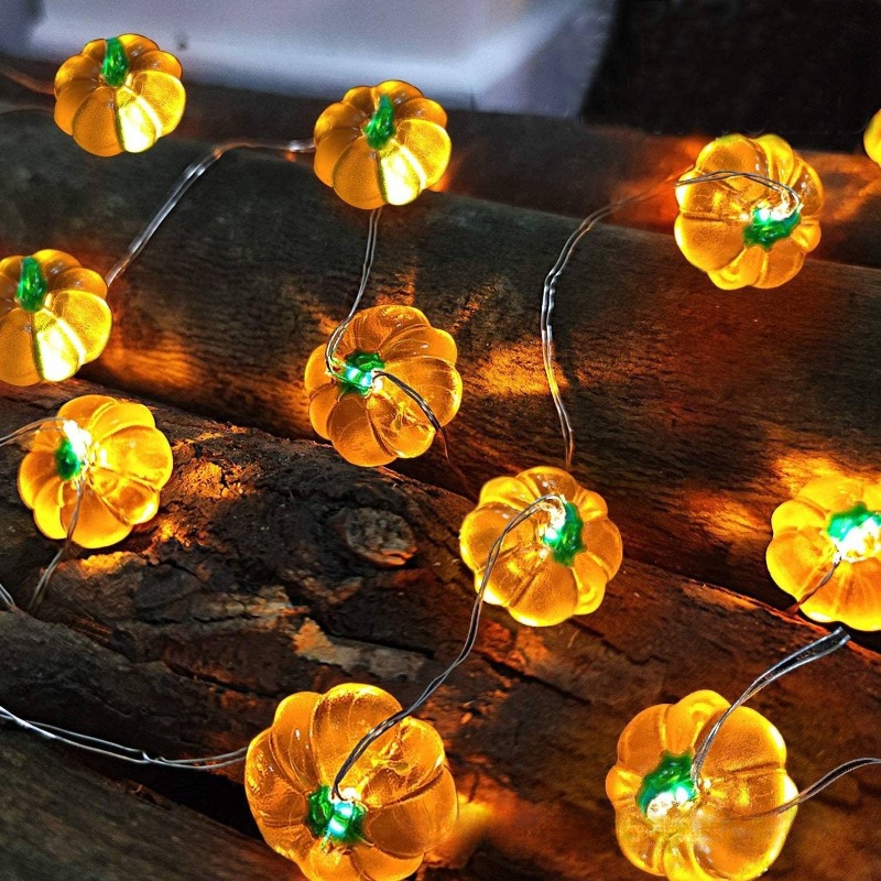 Halloween Pumpkin Light String - Home Decor Lighting Tricks reseña y precio