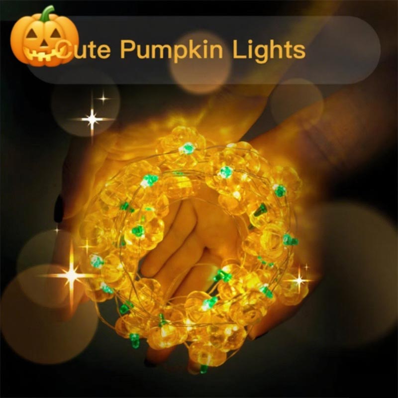 Halloween Pumpkin Light String - Home Decor Lighting Tricks reseña y precio