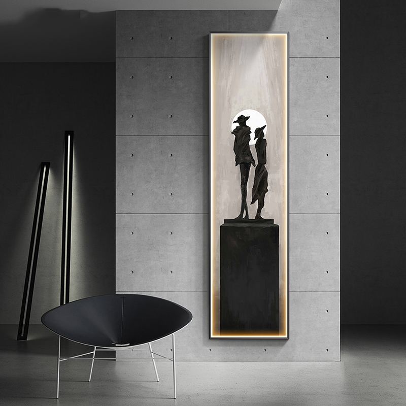 Modern Abstract Art Interior P - Foyer Lighting Wall Decor reseña y precio