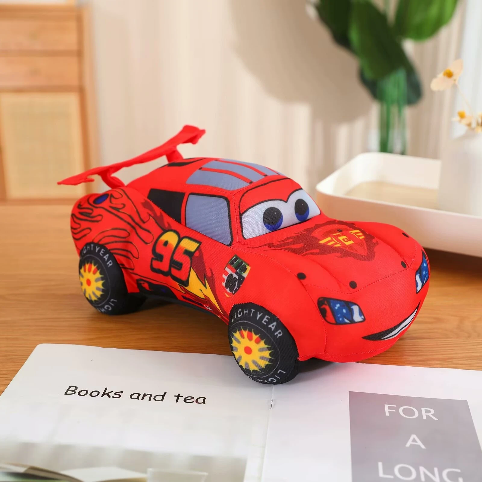 Cartoon Lightning McQueen Plus - Lighting Mcqueen Birthday Decor reseña y precio