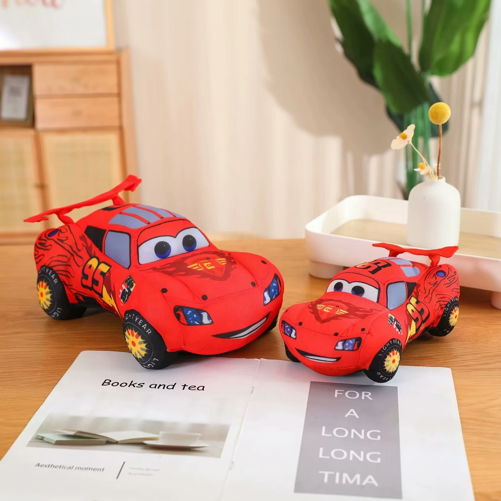 Cartoon Lightning McQueen Plus - Lighting Mcqueen Birthday Decor reseña y precio