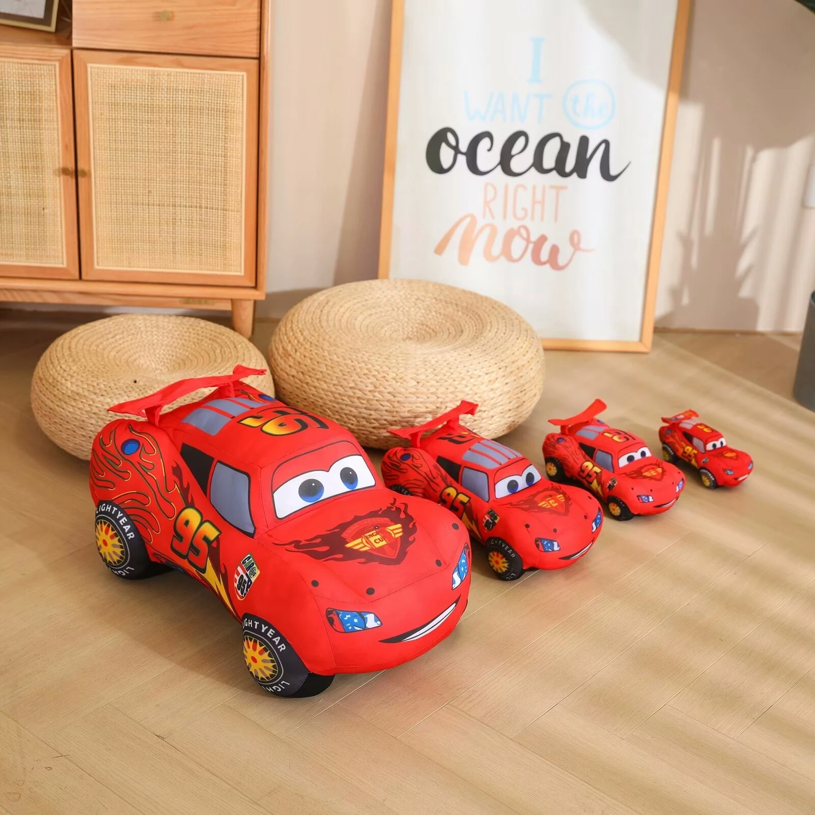 Cartoon Lightning McQueen Plus - Lighting Mcqueen Birthday Decor reseña y precio