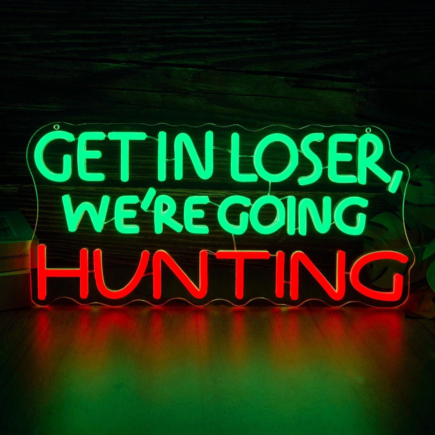 Funny Hunting Neon Sign LED Li - Lighting Decoration Outdoor reseña y precio
