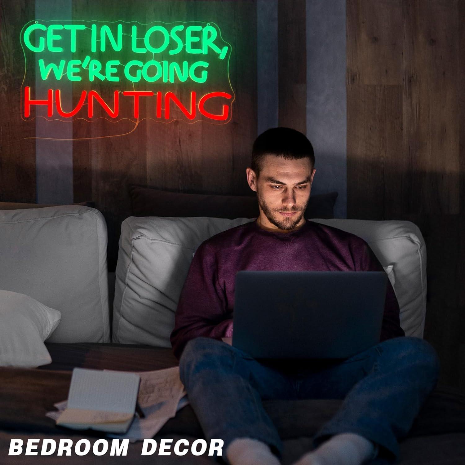 Funny Hunting Neon Sign LED Li - Lighting Decoration Outdoor reseña y precio