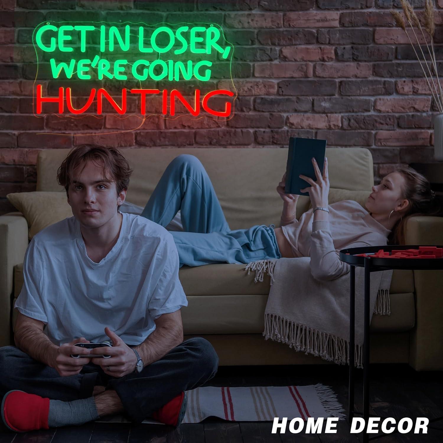 Funny Hunting Neon Sign LED Li - Lighting Decoration Outdoor reseña y precio