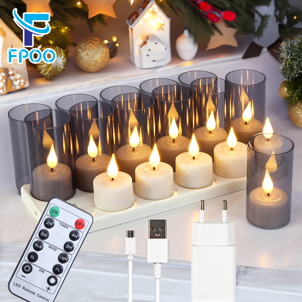 LED Candle Light Rechargeable  - Room Decor Lighting Lamp reseña y precio
