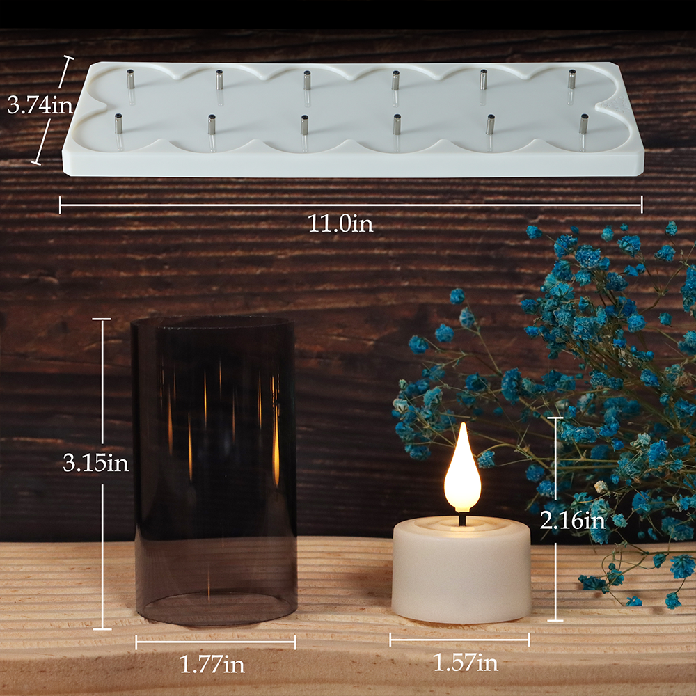LED Candle Light Rechargeable  - Room Decor Lighting Lamp reseña y precio