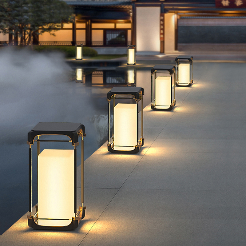 Luminous floor lamp courtyard  - Lighting Decoration Outdoor reseña y precio