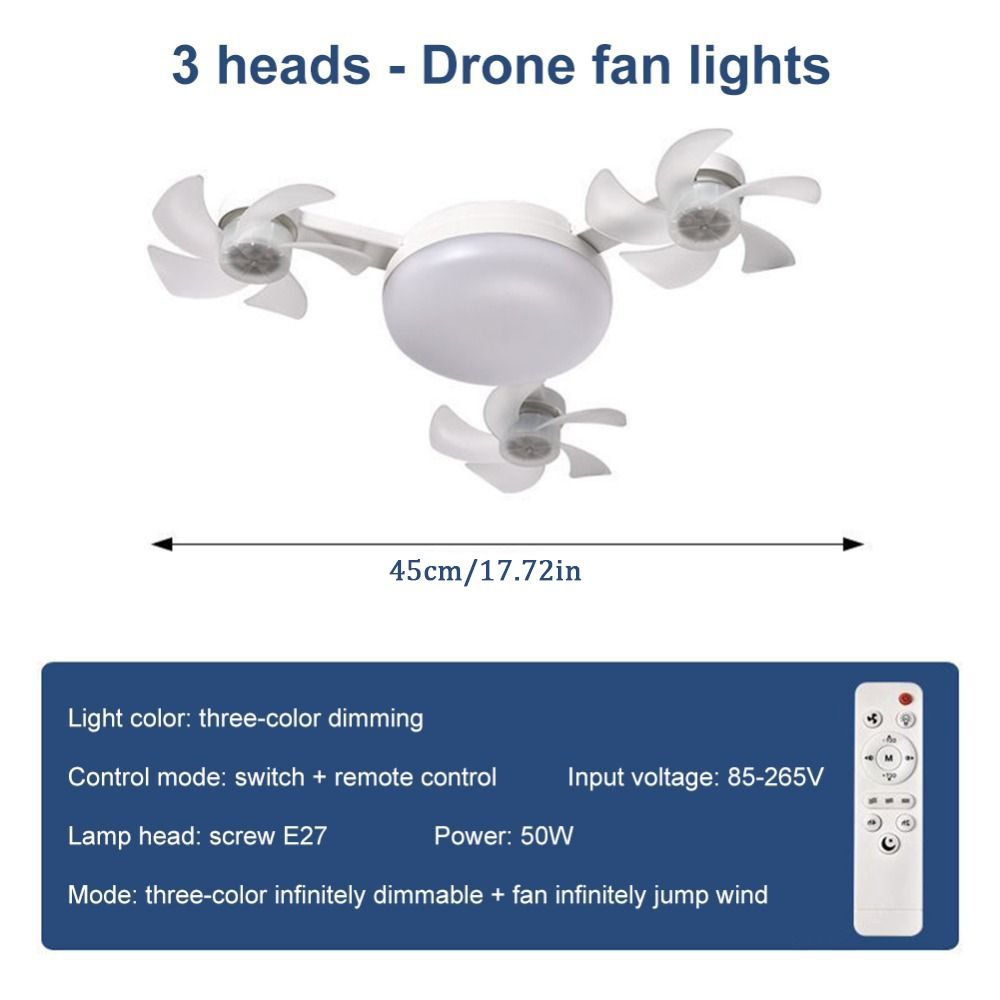 Simple 2 in 1 Ceiling Fan Remo - Decor Lighting Ceiling Fans reseña y precio
