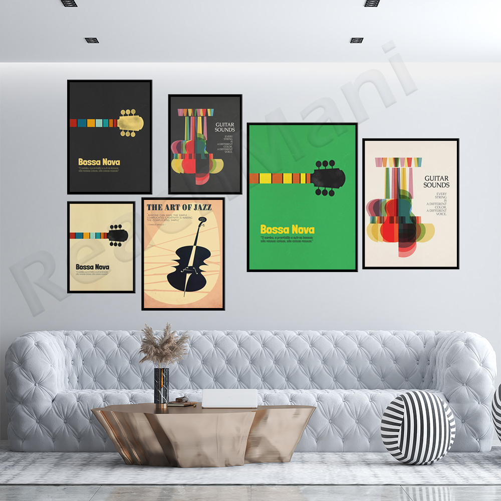 Bossa Nova Poster, Jazz Print, - Nova Decor & Lighting Julestjerne reseña y precio