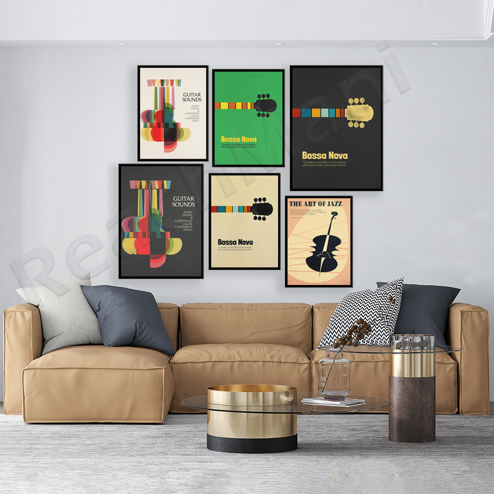 Bossa Nova Poster, Jazz Print, - Nova Decor & Lighting Julestjerne reseña y precio