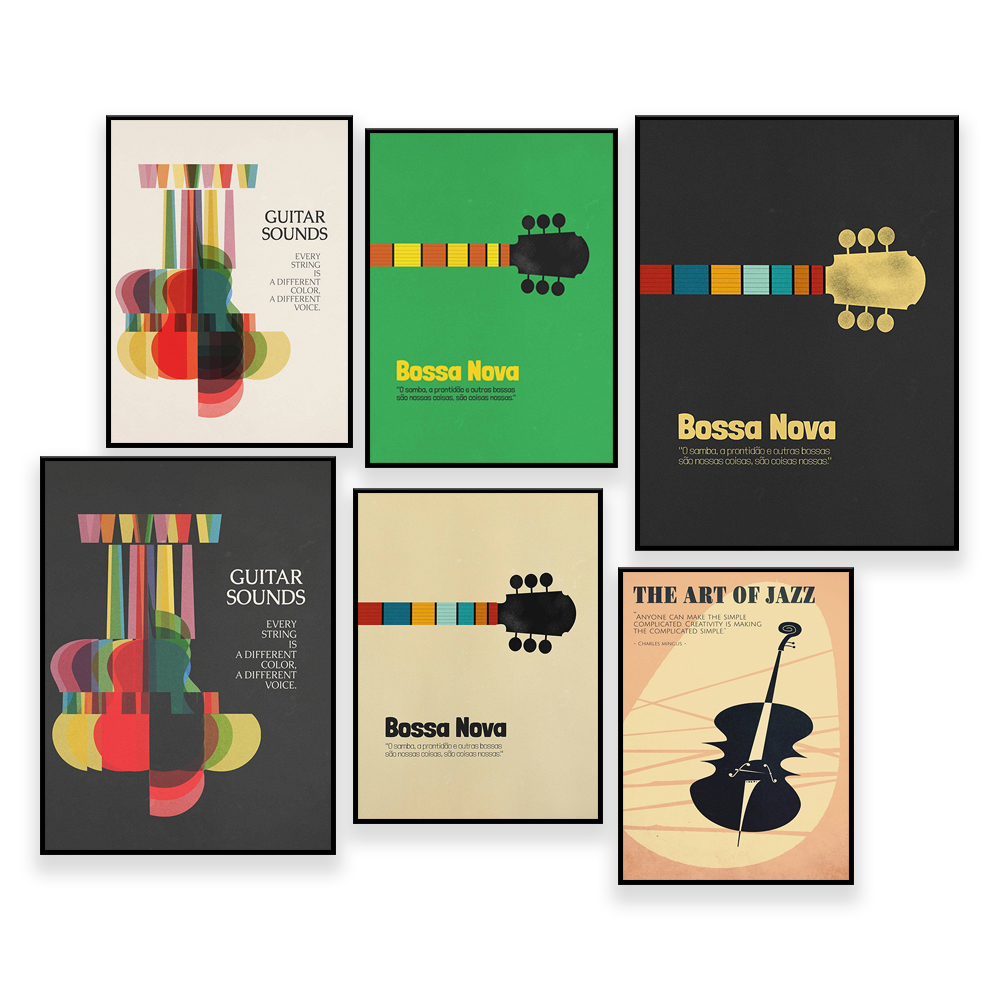Bossa Nova Poster, Jazz Print, - Nova Decor & Lighting Julestjerne reseña y precio