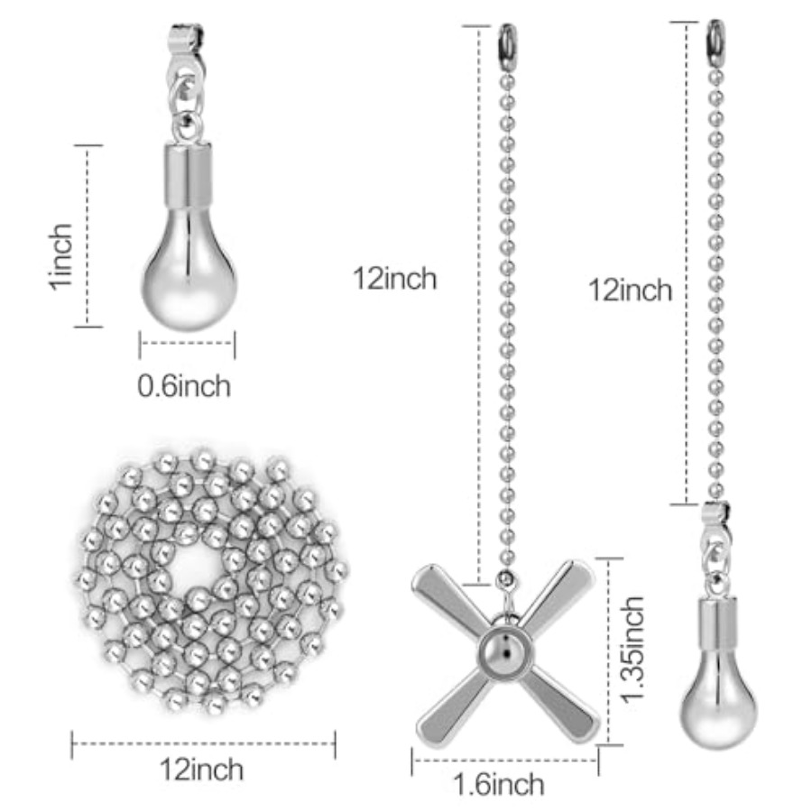 Ceiling Fan Pull Chain Ornamen - Decor Lighting Ceiling Fans reseña y precio
