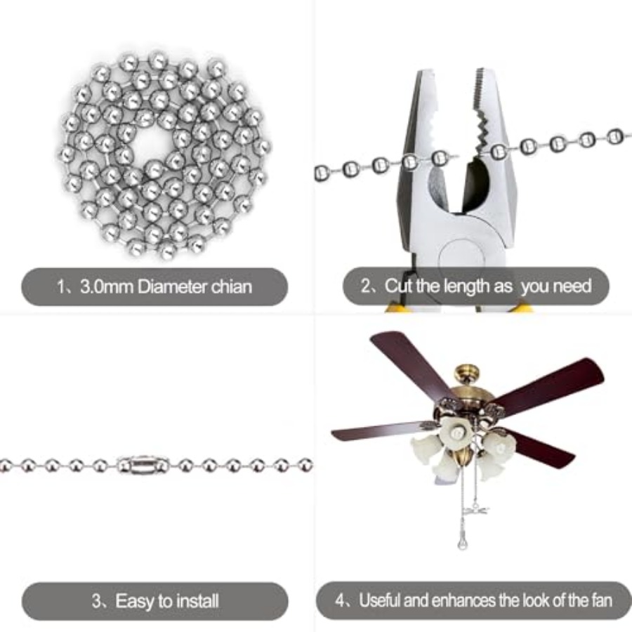 Ceiling Fan Pull Chain Ornamen - Decor Lighting Ceiling Fans reseña y precio