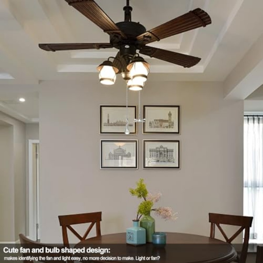 Ceiling Fan Pull Chain Ornamen - Decor Lighting Ceiling Fans reseña y precio