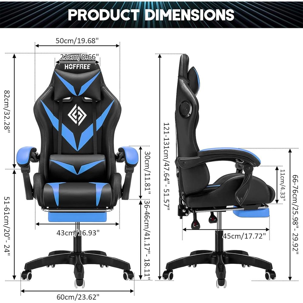 RGB Gaming Chair with Bluetoot - Furniture Lighting & Decor Magazine reseña y precio