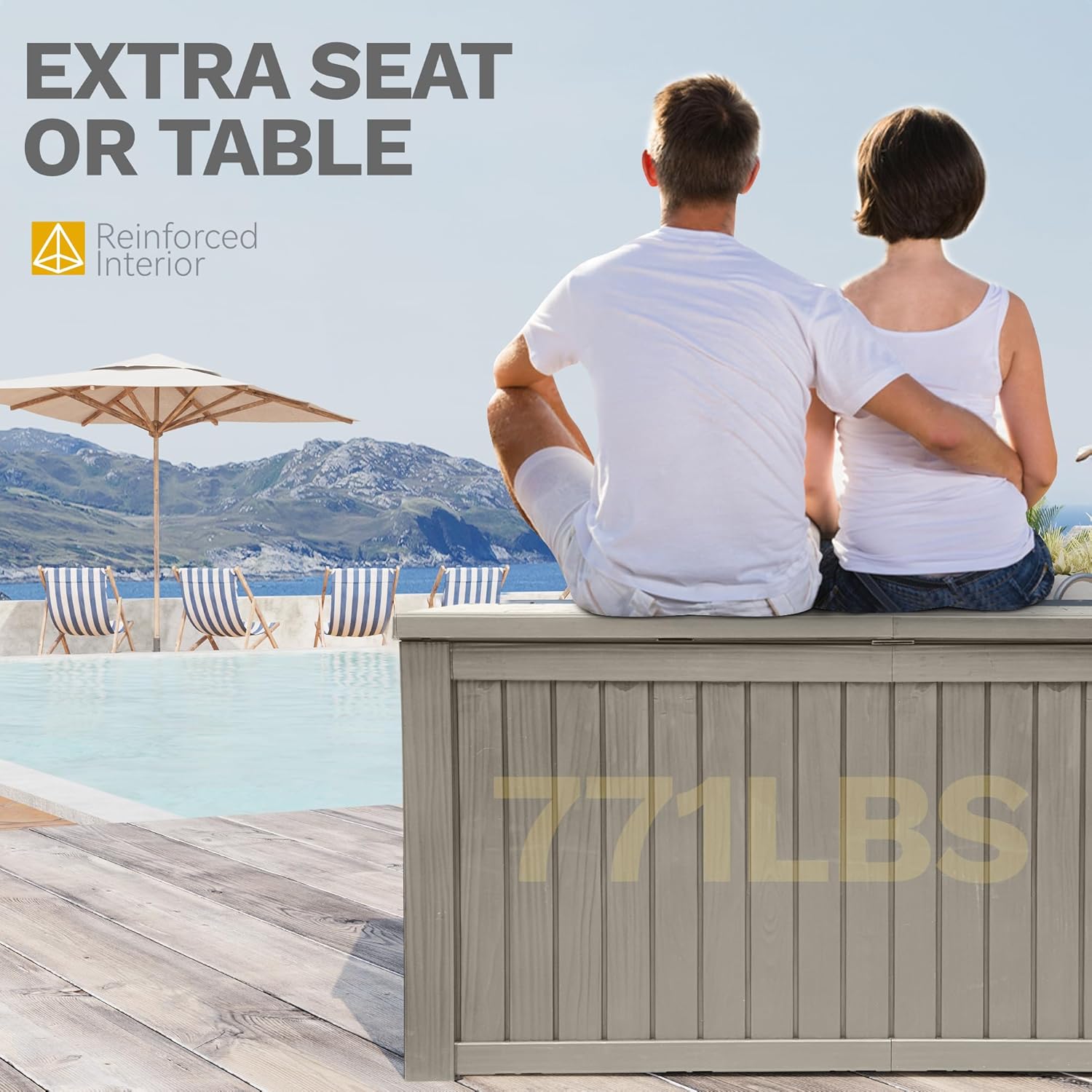 220 Gallon Extra-Large Patio D - Furniture Lighting & Decor Magazine reseña y precio