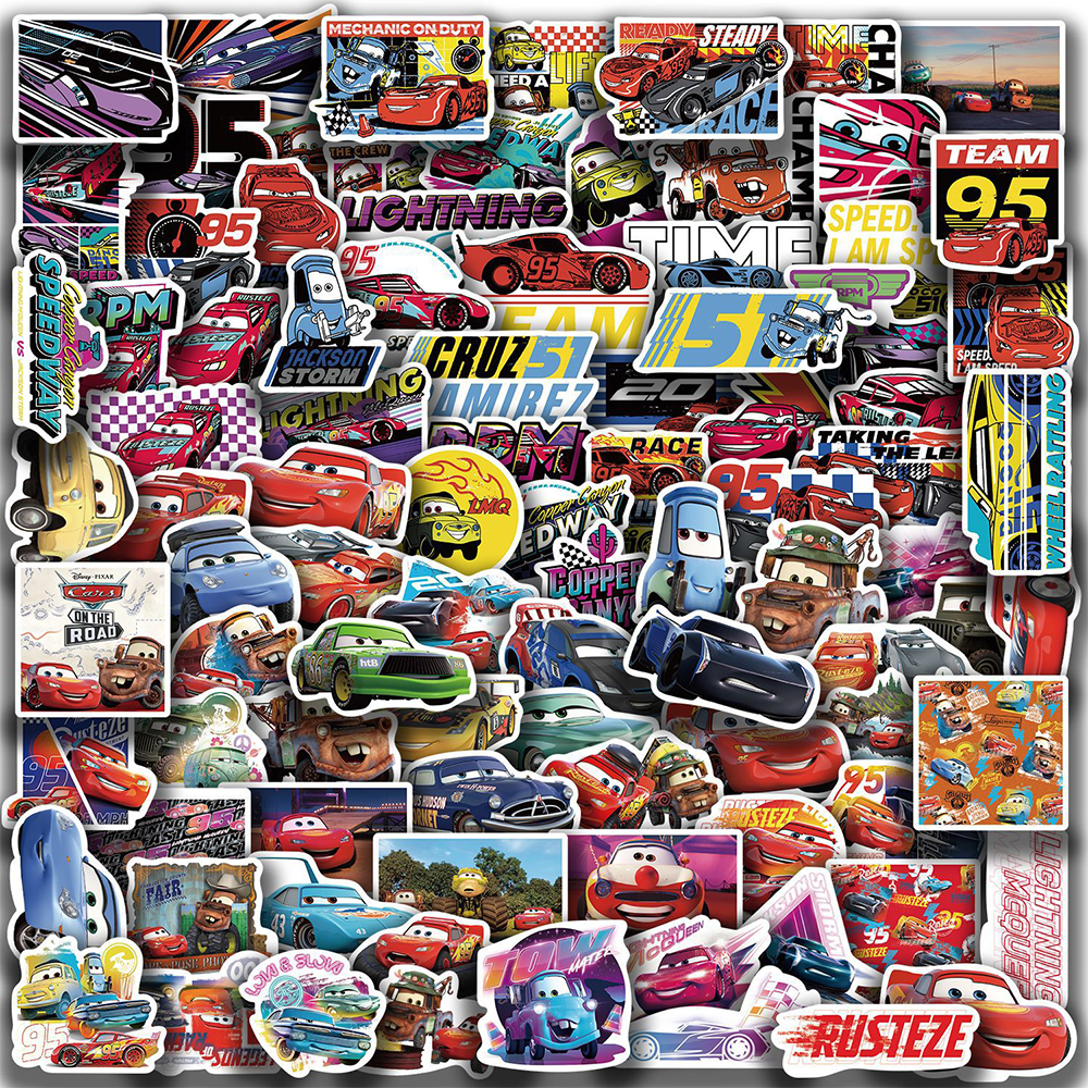 10/30/50/100pcs Disney Cartoon - Lighting Mcqueen Birthday Decor reseña y precio