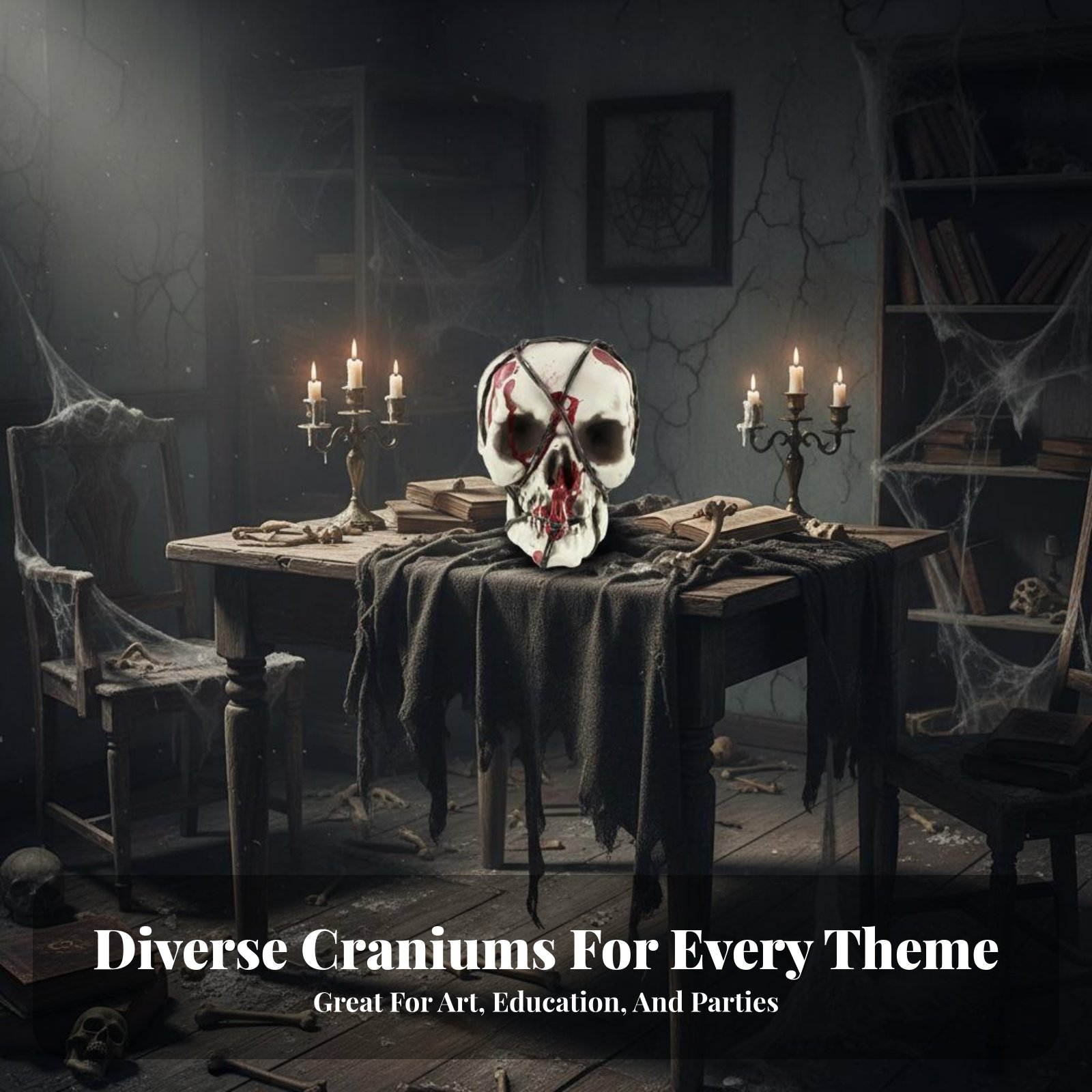 Realistic Skull Model Horror T - Lighting Decor reseña y precio