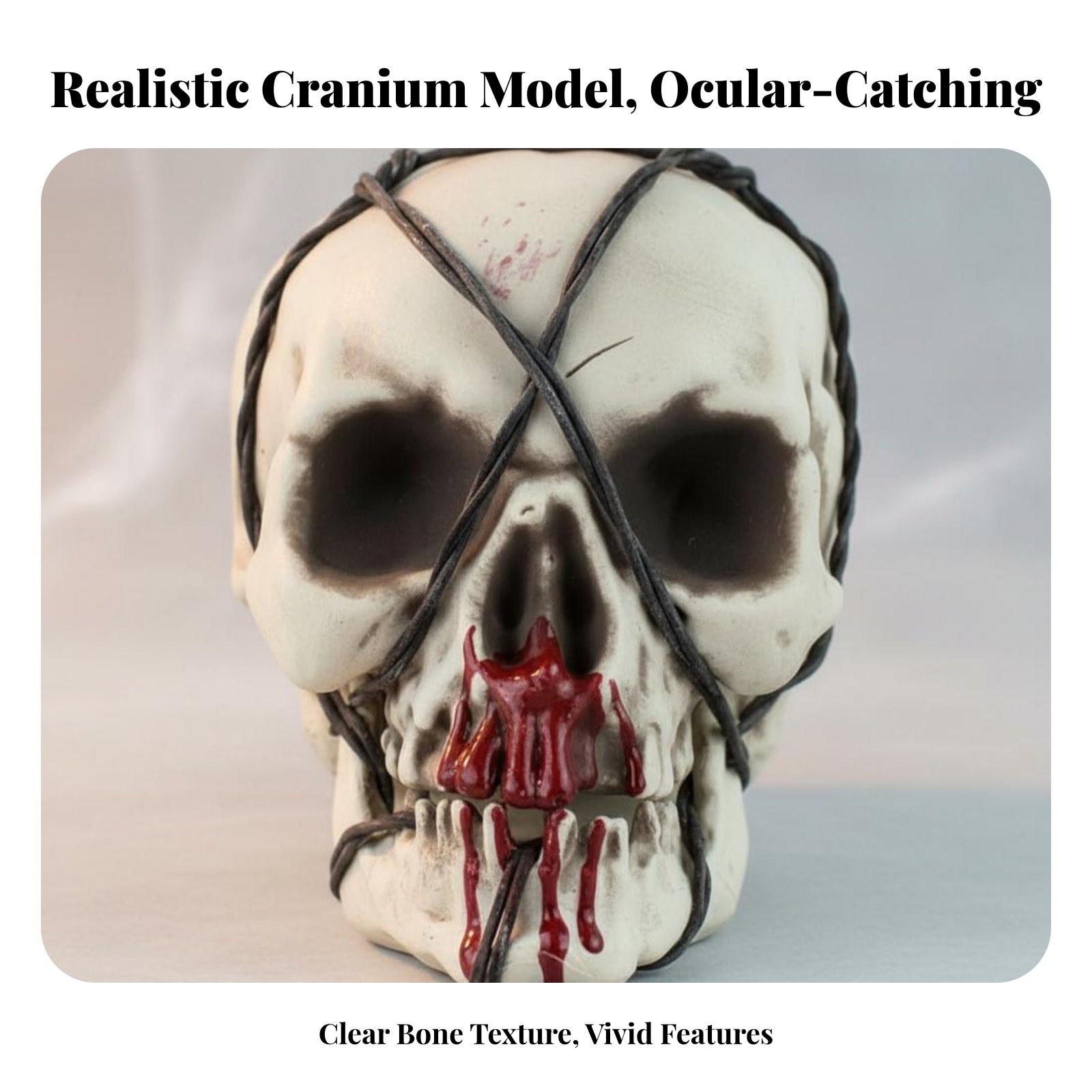 Realistic Skull Model Horror T - Lighting Decor reseña y precio