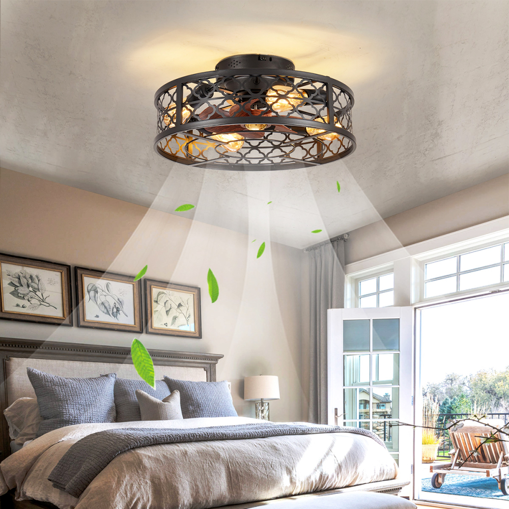 Flower shaped summer ceiling e - Decor Lighting Ceiling Fans reseña y precio