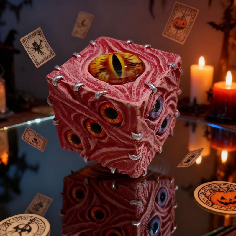 Abstract Eyes Devil Dice Pendu - Home Decor Lighting Tricks reseña y precio