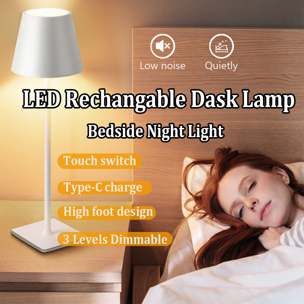 LED Rechargeable Desk Light Wi - Room Decor Lighting Lamp reseña y precio