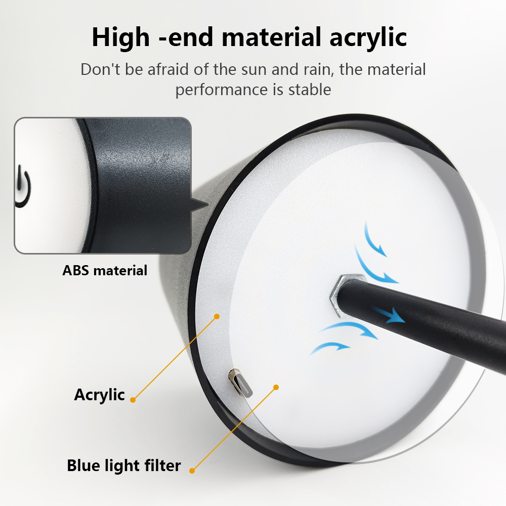 LED Rechargeable Desk Light Wi - Room Decor Lighting Lamp reseña y precio