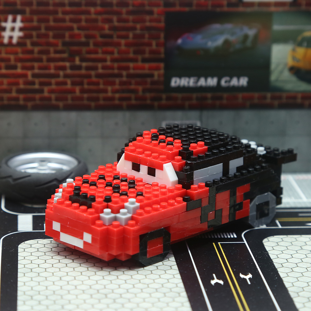 Disney Building Block DIY Puzz - Lighting Mcqueen Birthday Decor reseña y precio
