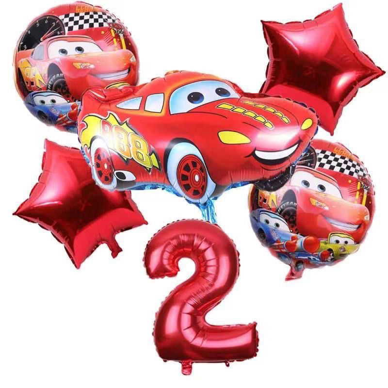 Lightning McQueen Cartoon Cute - Lighting Mcqueen Birthday Decor reseña y precio