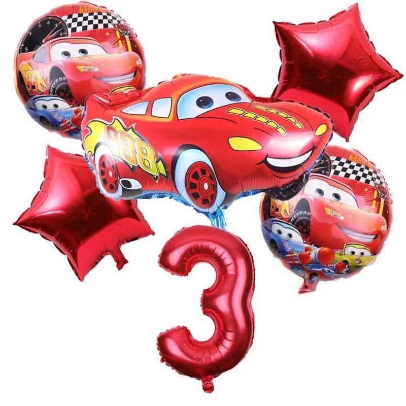 Lightning McQueen Cartoon Cute - Lighting Mcqueen Birthday Decor reseña y precio