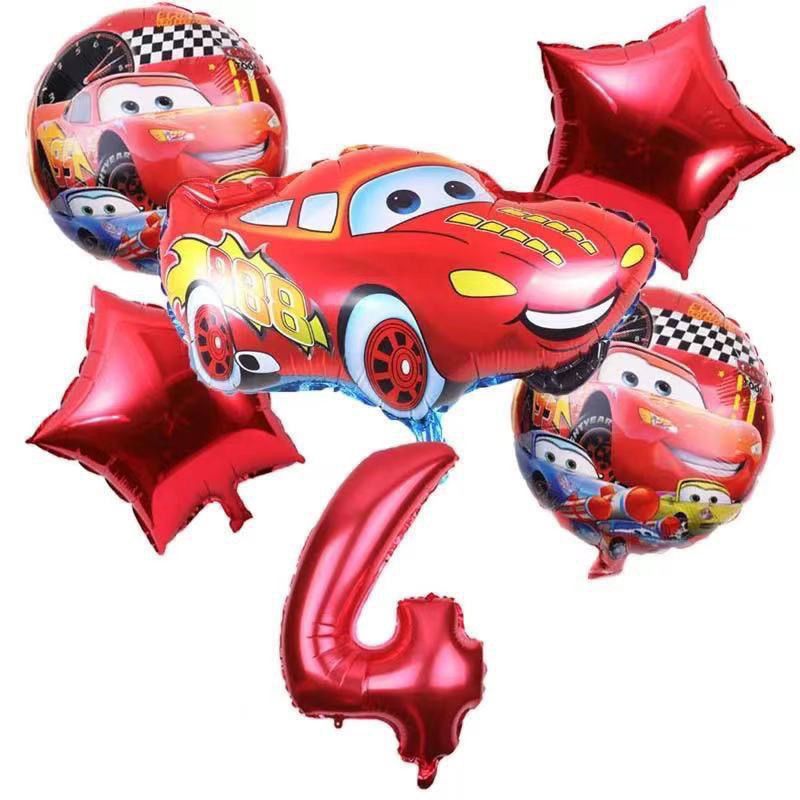 Lightning McQueen Cartoon Cute - Lighting Mcqueen Birthday Decor reseña y precio